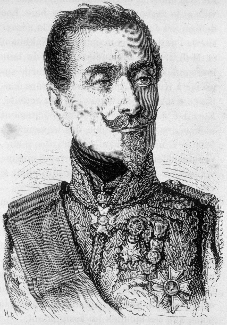 Portret van Armand Jacques Leroy de Saint-Arnaud (Saint Arnaud door French School