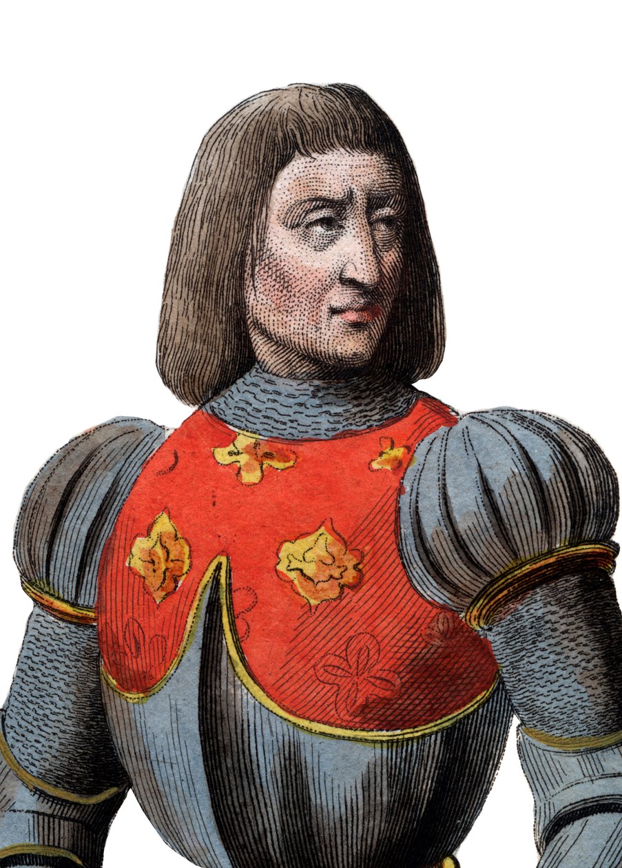Portret van Arthur III Hertog van Bretagne, Franse constabel door French School