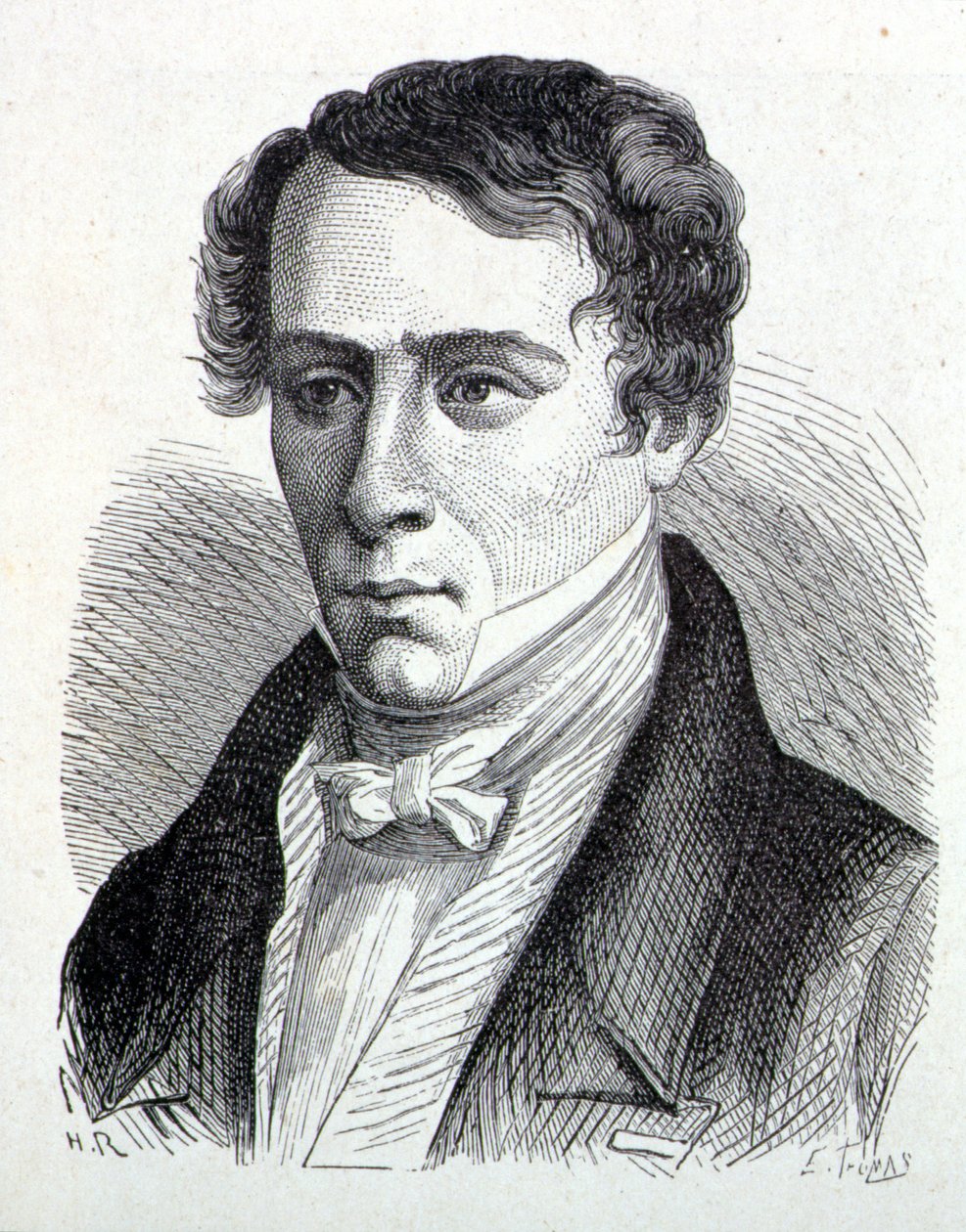 Portret van Augustin Fresnel (1788-1827), Franse natuurkundige - in 