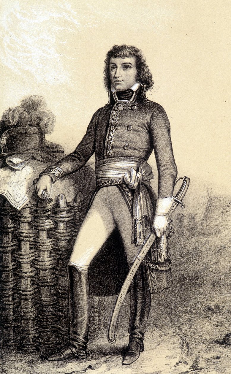 Portret van Barthélemy Catherine Joubert, Boerengeneraal van Zuid-Afrika (1769-1799) - in 