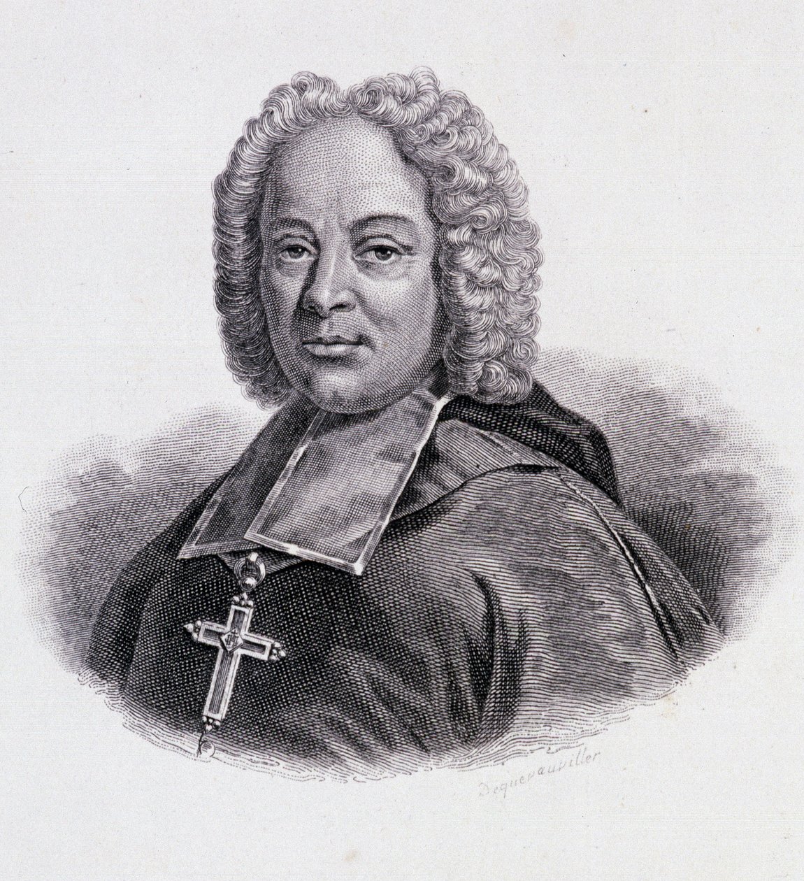 Portret van Belsunce de Castelmoron, Franse prelaat (1670 - 1755) door French School