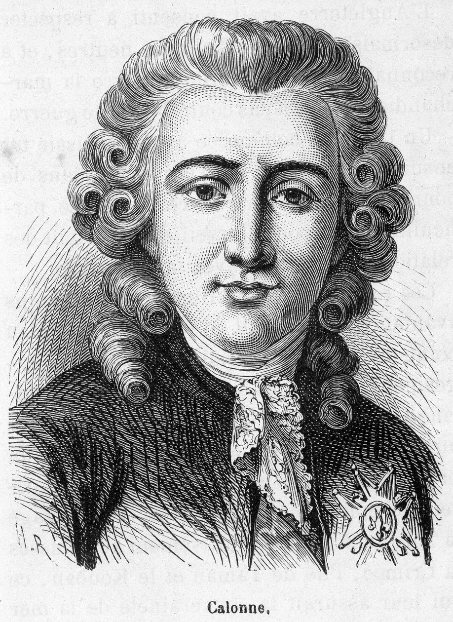 Portret van Charles Alexandre de Calonne (1734-1802) - in 