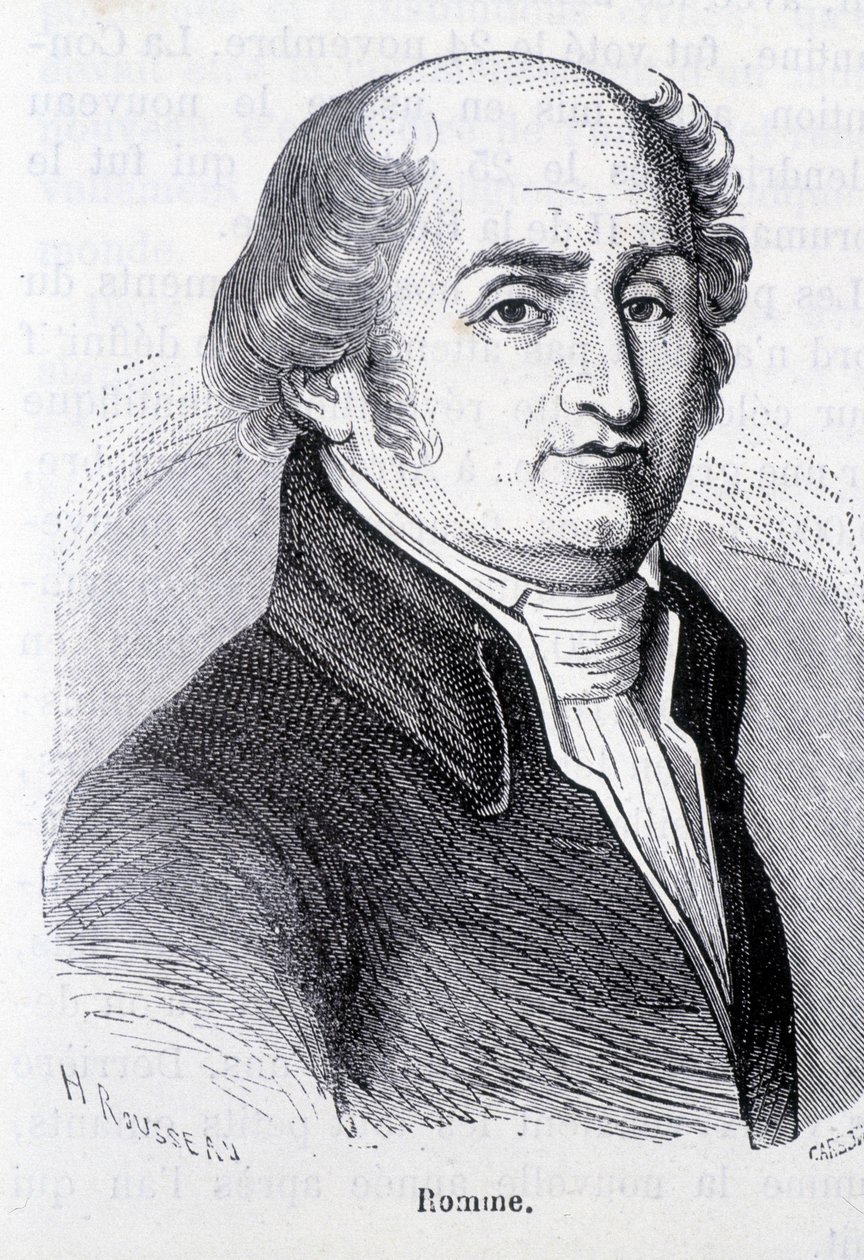 Portret van Charles Gilbert Romme, Franse politicus (1750-1795) - in 