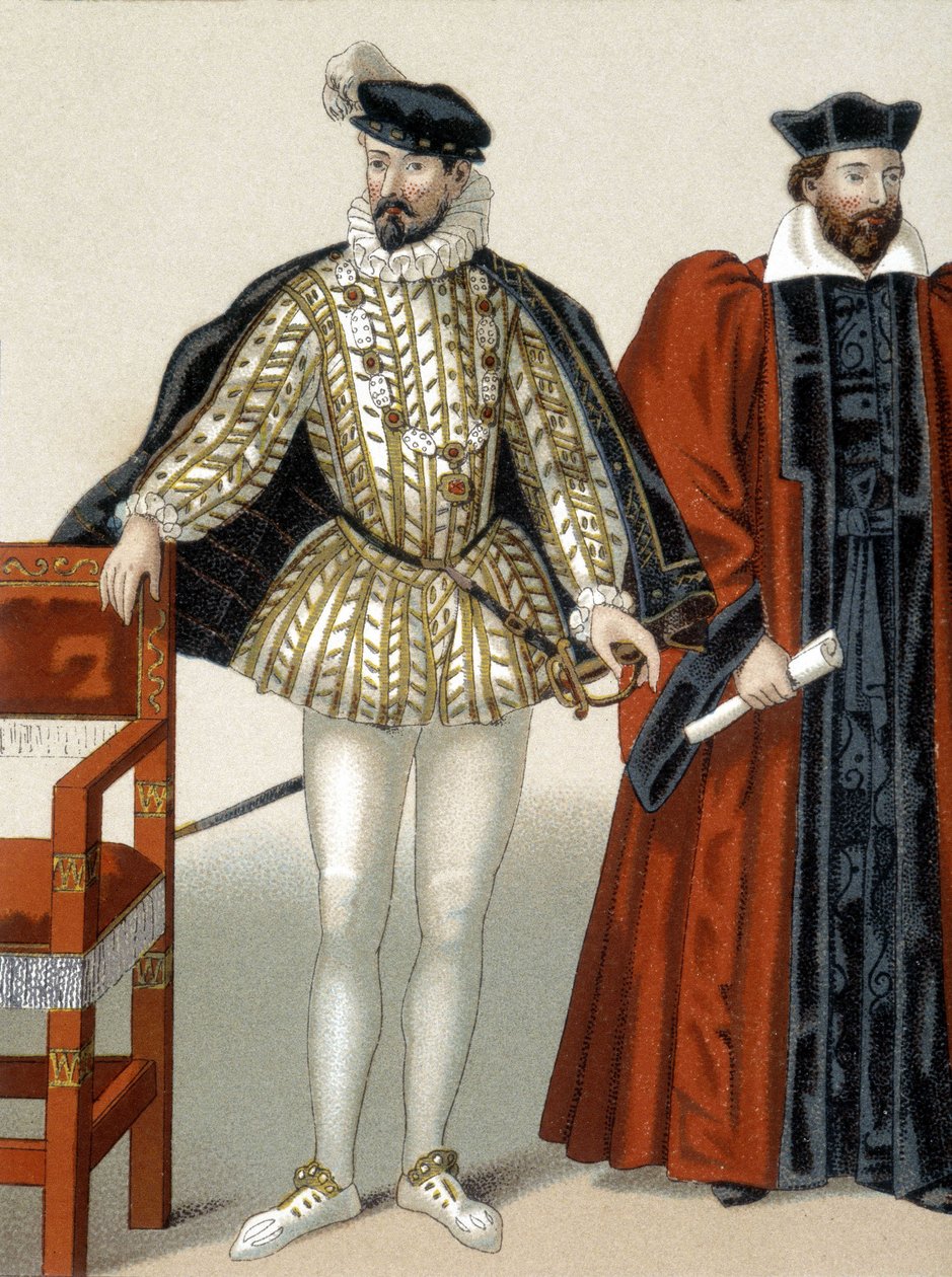 Portret van Karel IX met de ketting van de Orde van Sint-Michiel door French School