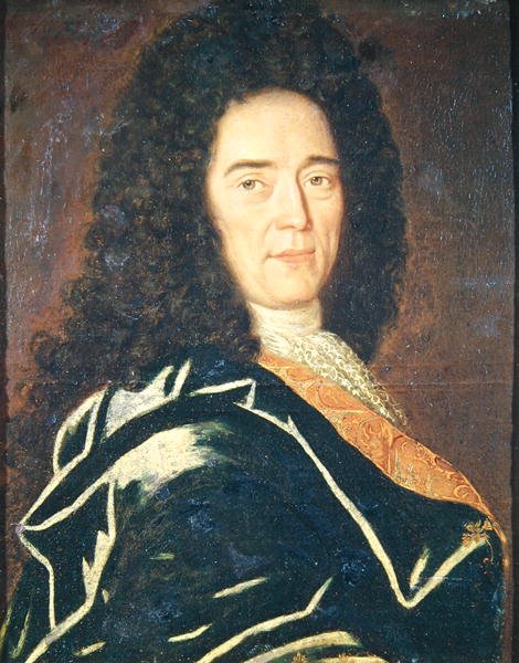 Portret van Cheronnet, ceremoniële bestuurder van Lodewijk XIV (1638-1715) door French School