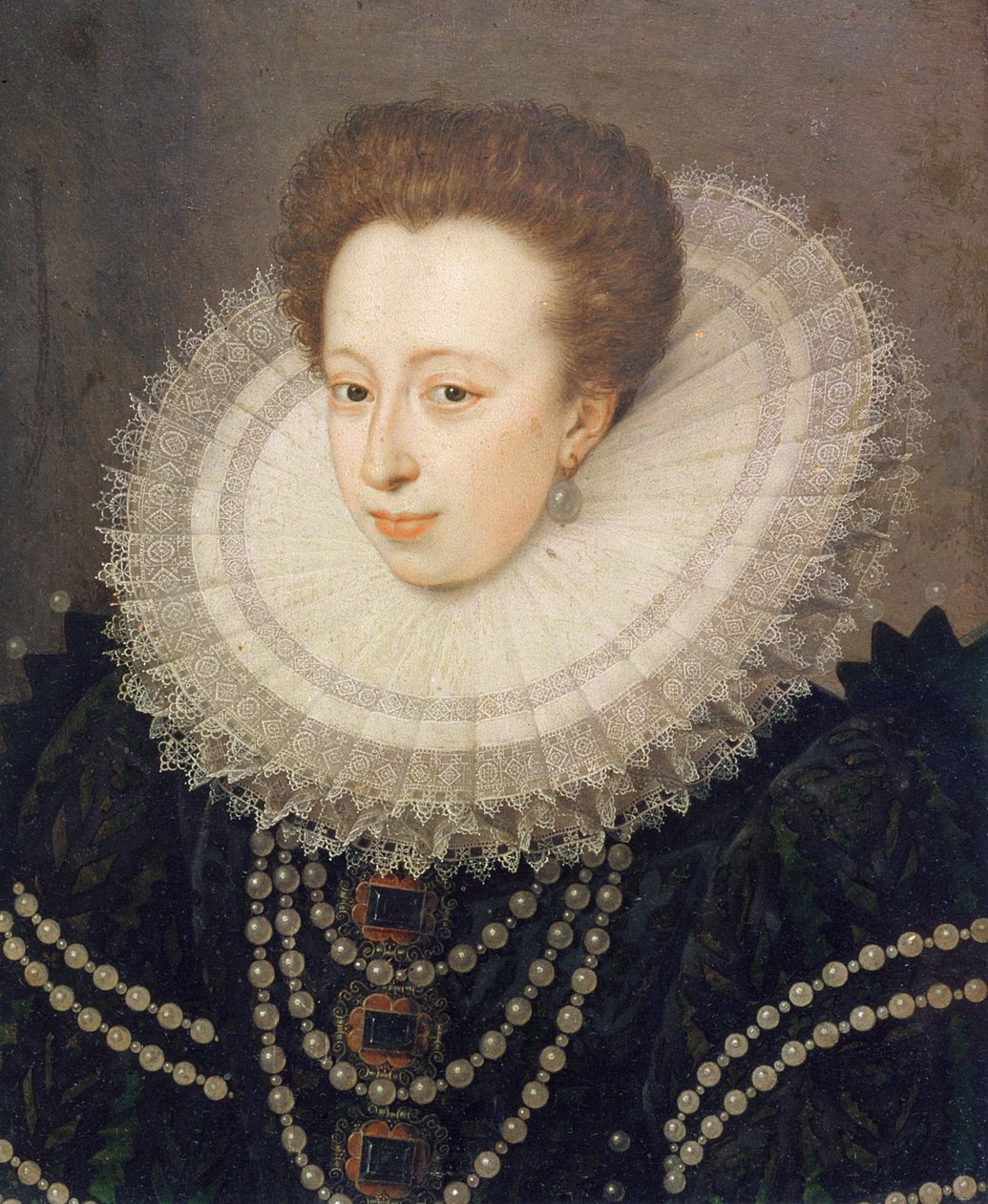 Portret van Christine van Lotharingen door French School