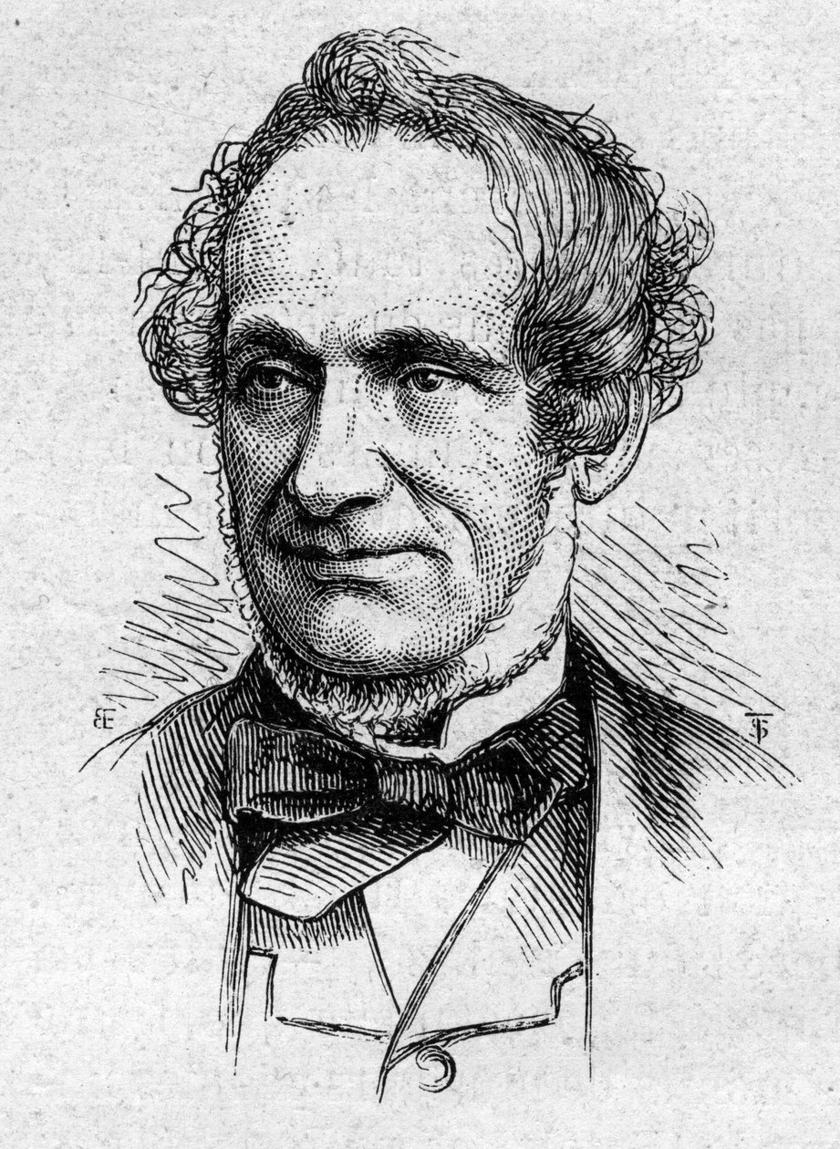 Portret van Desire Nisard (1806-1888), Franse essayist en academicus door French School