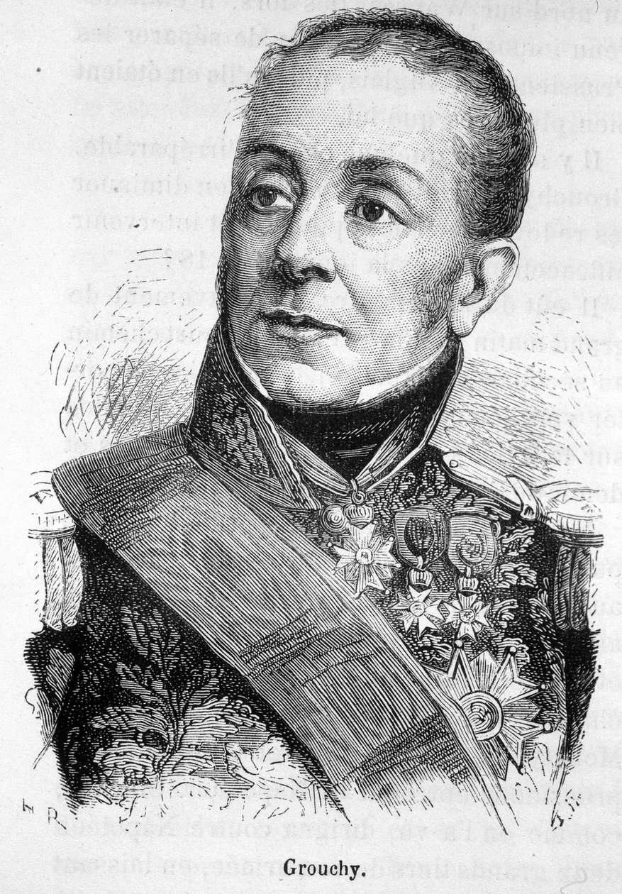 Portret van Emmanuel, Markies de Grouchy, Maarschalk van Frankrijk (1766 - 1847) - in 
