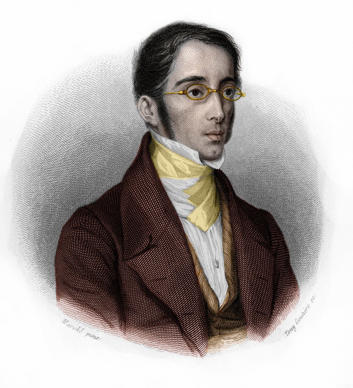 Portret van Etienne Joseph Louis Garnier-Pages (Garnier Pages) (1801-1841), Franse politicus. in 
