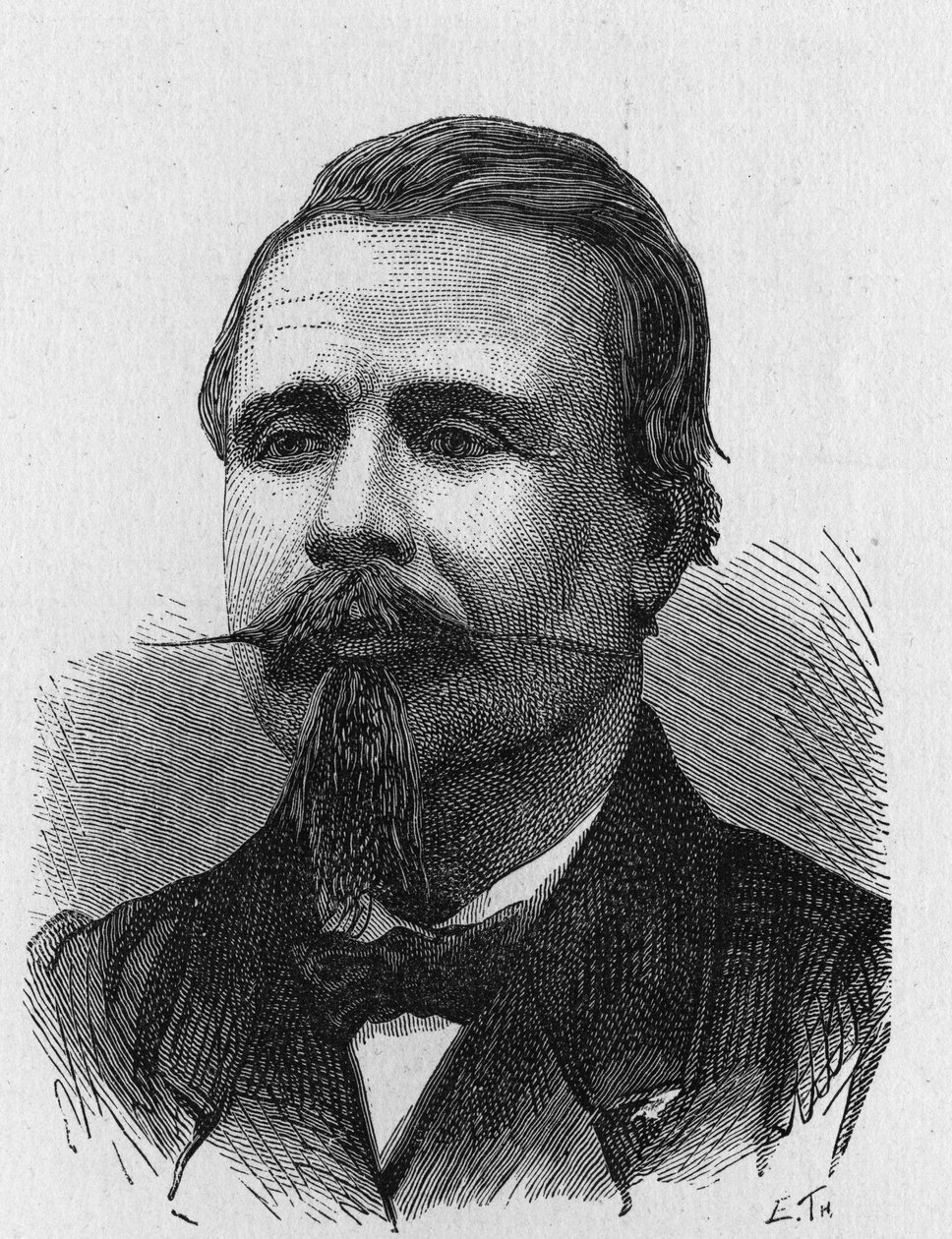 Portret van Eugène Godard (1827 - 1890), Franse luchtvaartkunstenaar - in 