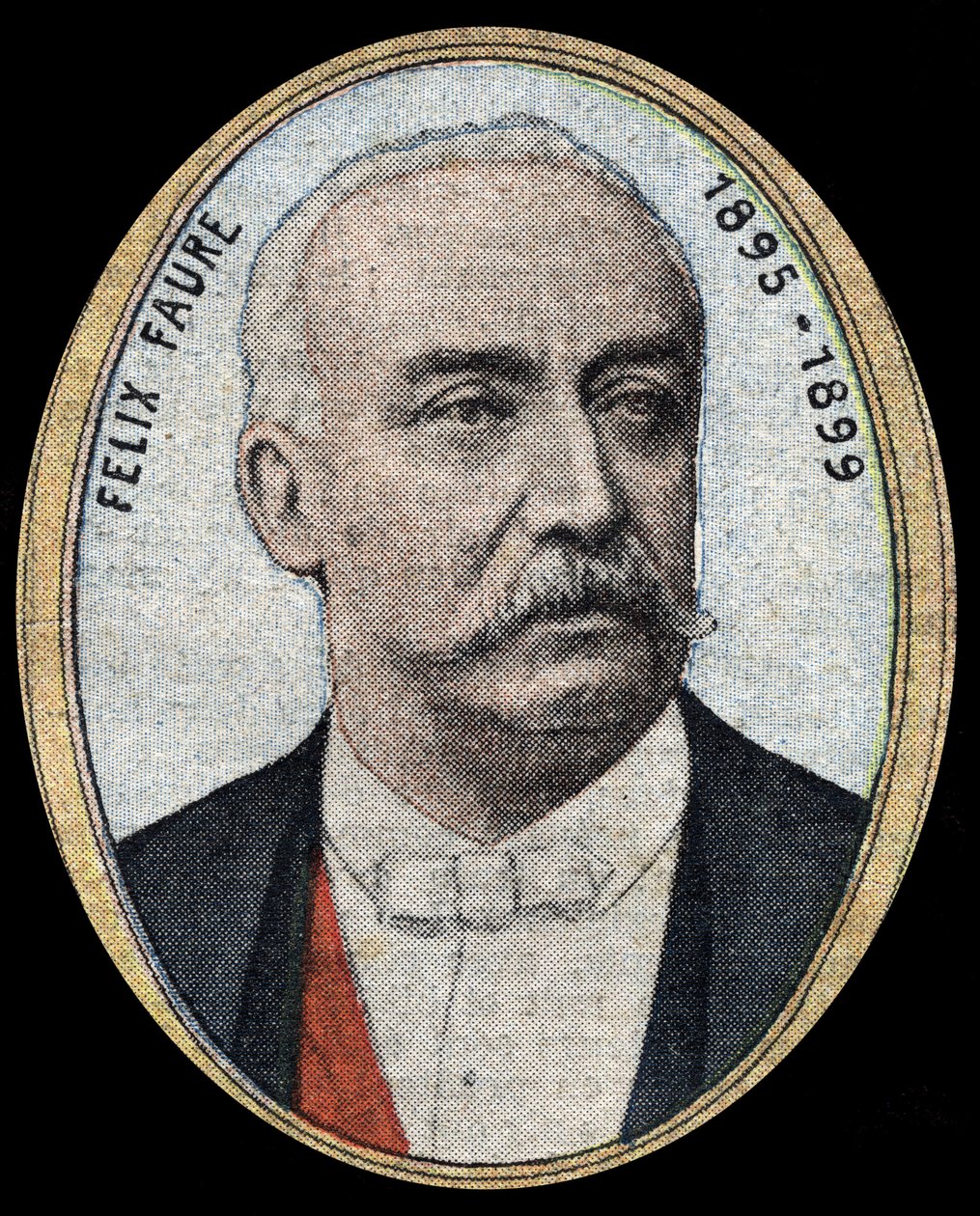 Portret van Felix Faure (1841-1899), industrieel en politicus, gematigd republikein, hij werd president van de Republiek van 1895 tot 1899 door French School