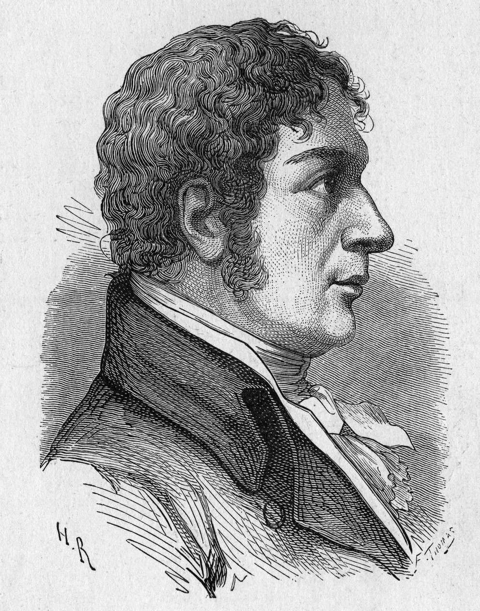 Portret van François (Francesco) Zambeccari (1756-1812), Franse luchtvaartkundige - in 