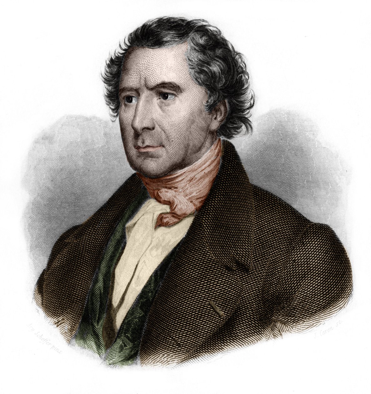 Portret van Francois Arago (1786-1853), Franse wiskundige, natuurkundige, astronoom en politicus. in 