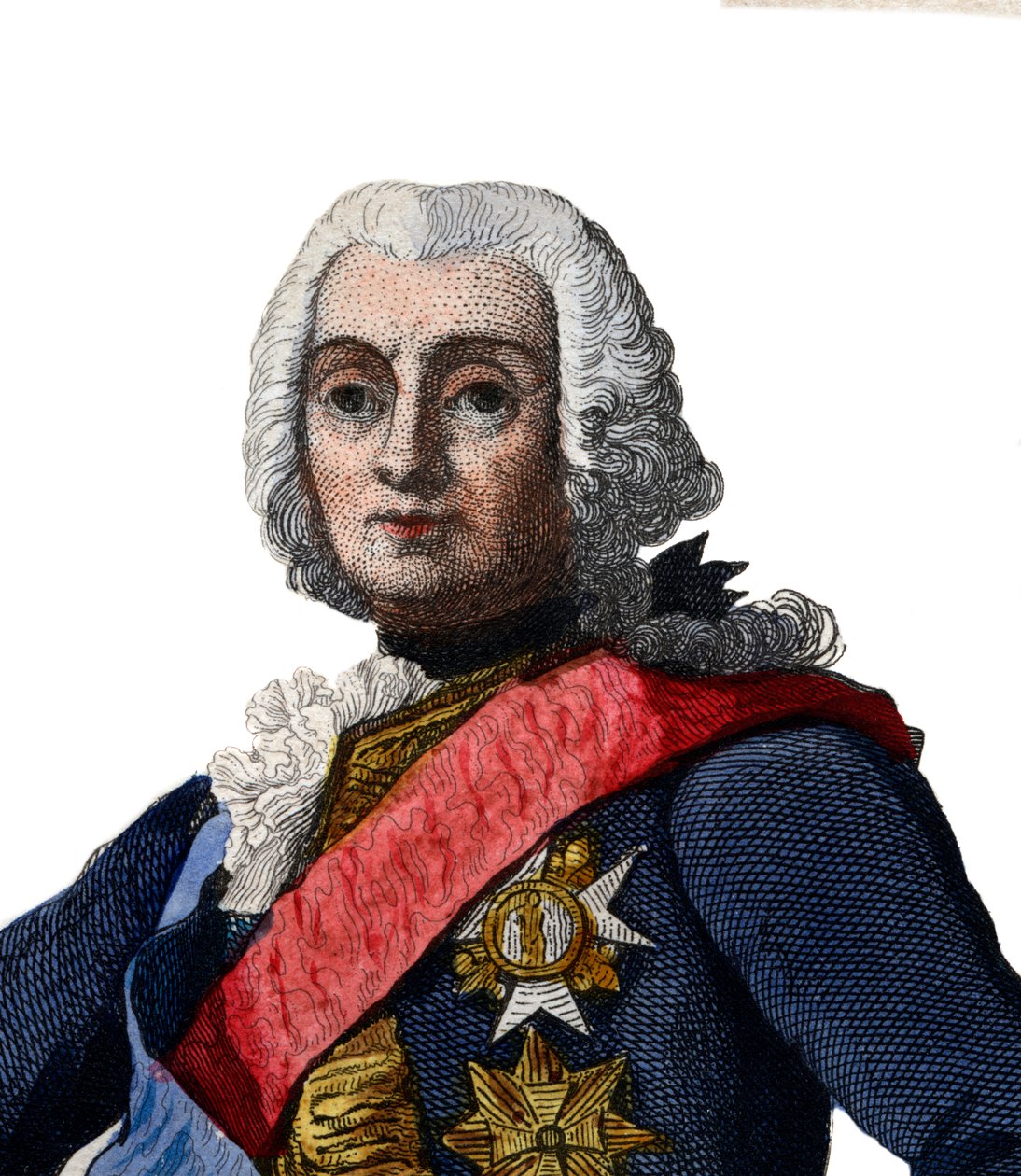 Portret van Francois de Chevert (1695-1769), Franse generaal door French School