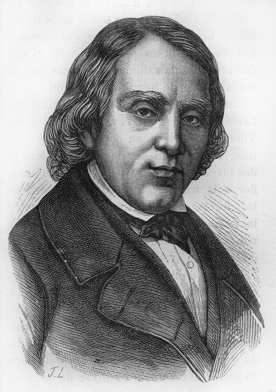 Portret van François Vincent Raspail (1794-1878), Franse bioloog, chemicus en politicus door French School