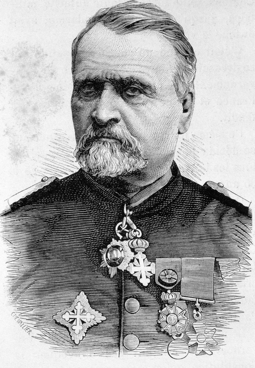 Portret van Generaal Emmanuel - Félix de Wimpffen (of Wimpfen) door French School