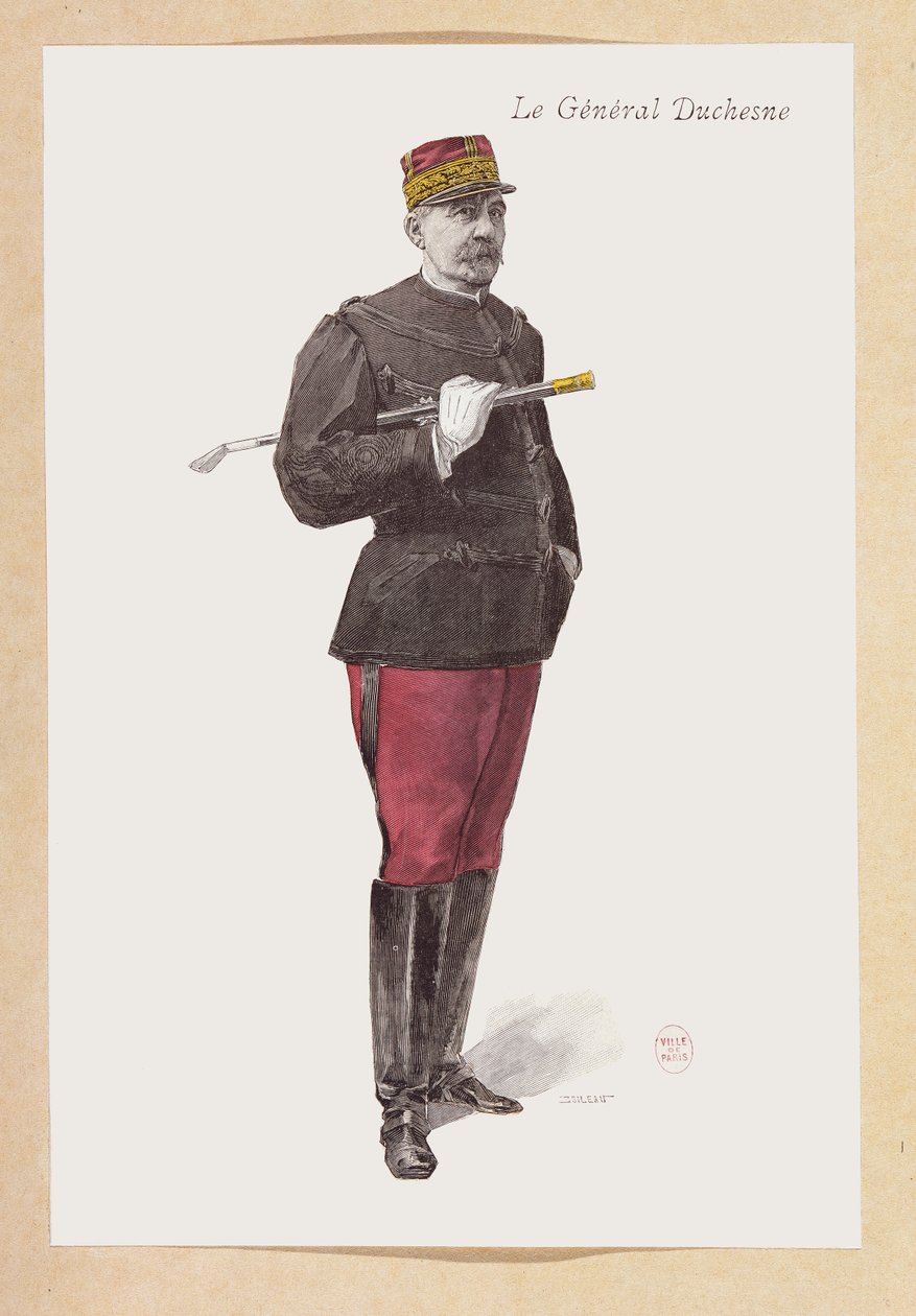 Portret van Generaal Jacques Duchesne (1837-1918) door French School