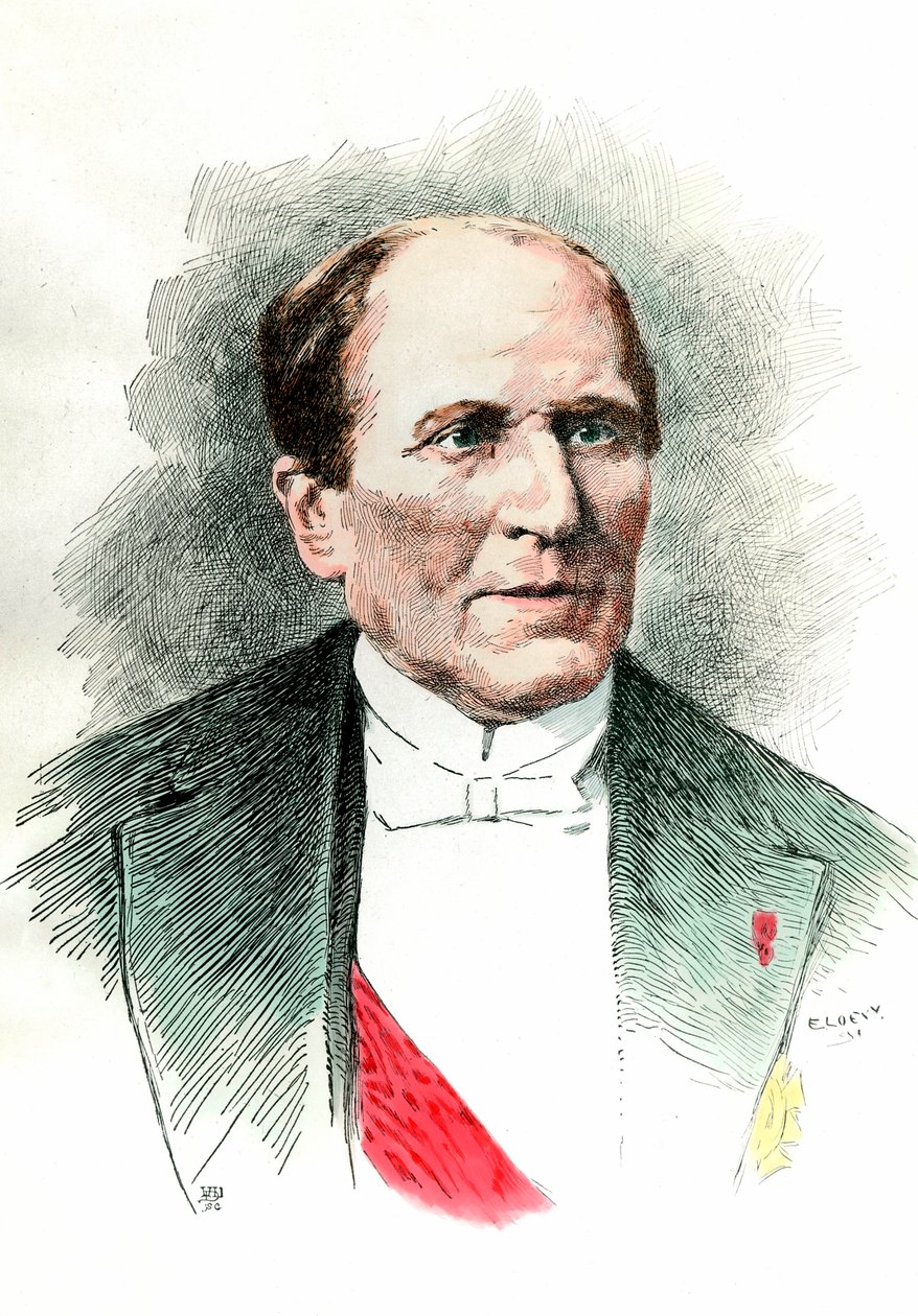 Portret van Georges Eugene Haussmann, baron Haussmann door French School