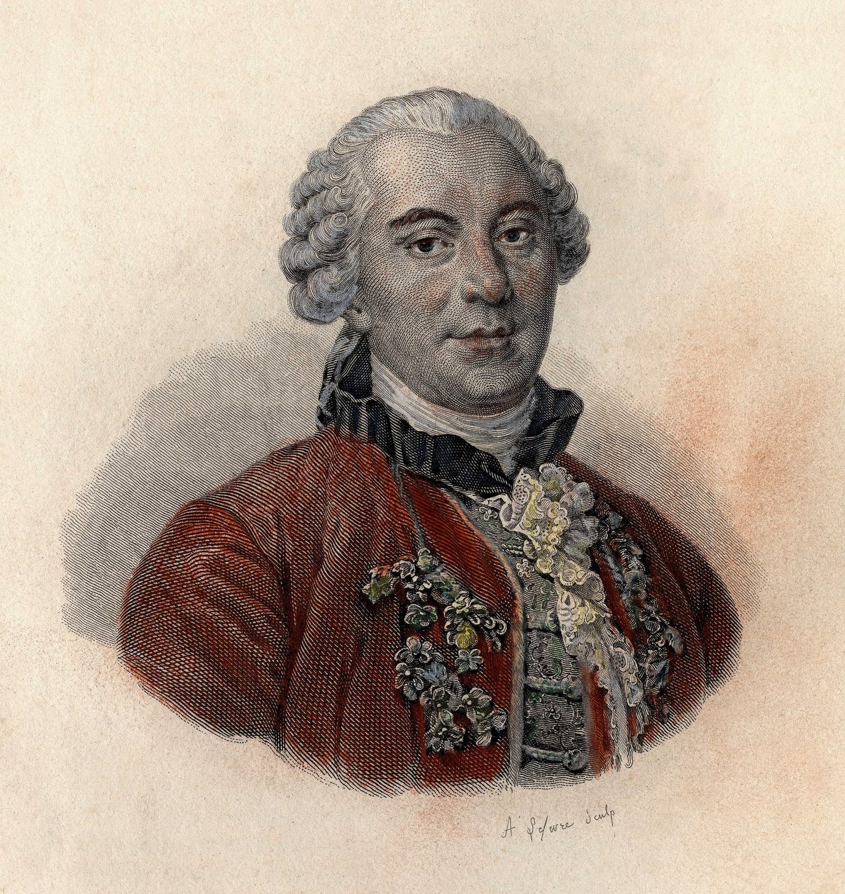 Portret van Georges Louis Leclerc, Graaf van Buffon (1707-1788), Franse natuurkundige en schrijver. In 