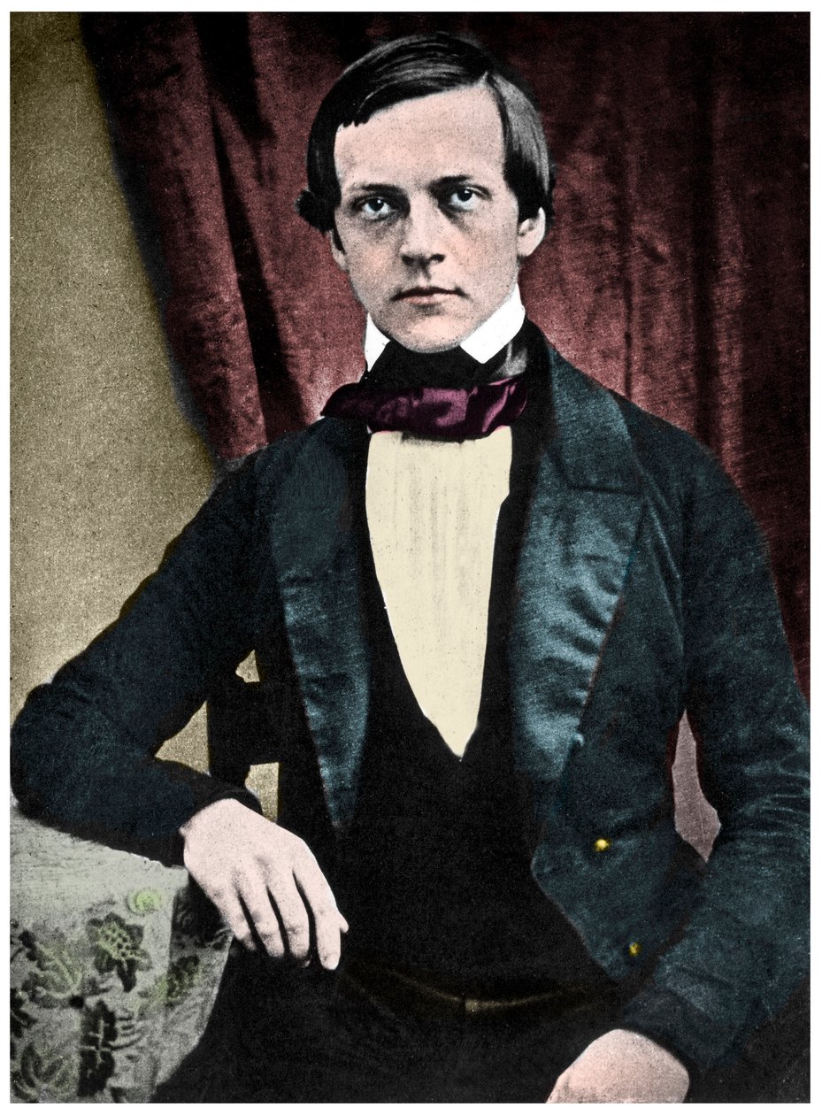 Portret van Hermann von Helmholtz (1821-1894), Duitse natuurkundige, anatoom en fysioloog door French School