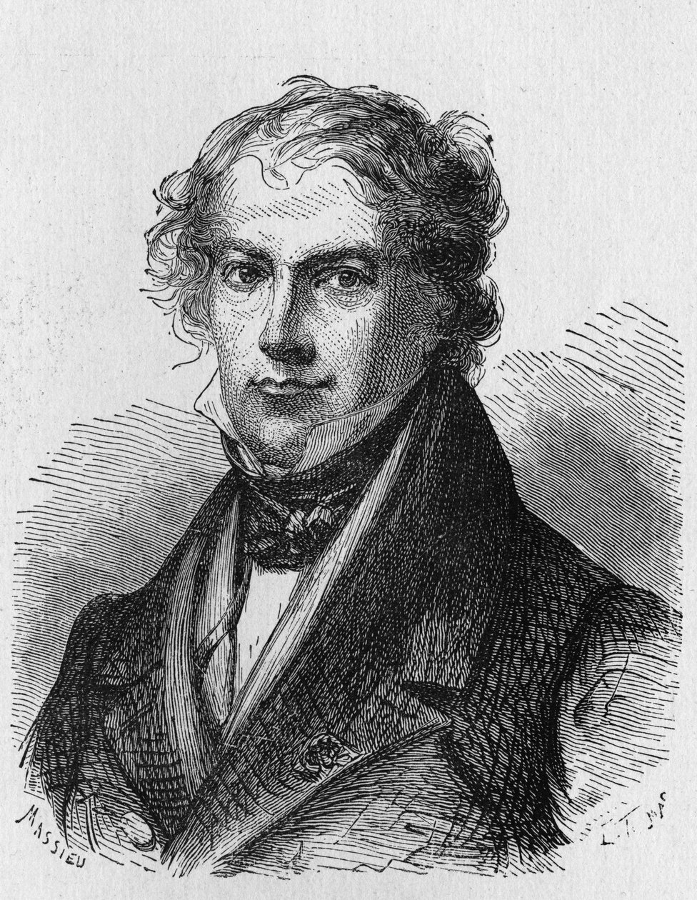 Portret van J. B. Biot (1774 - 1862), Franse natuurkundige - in 