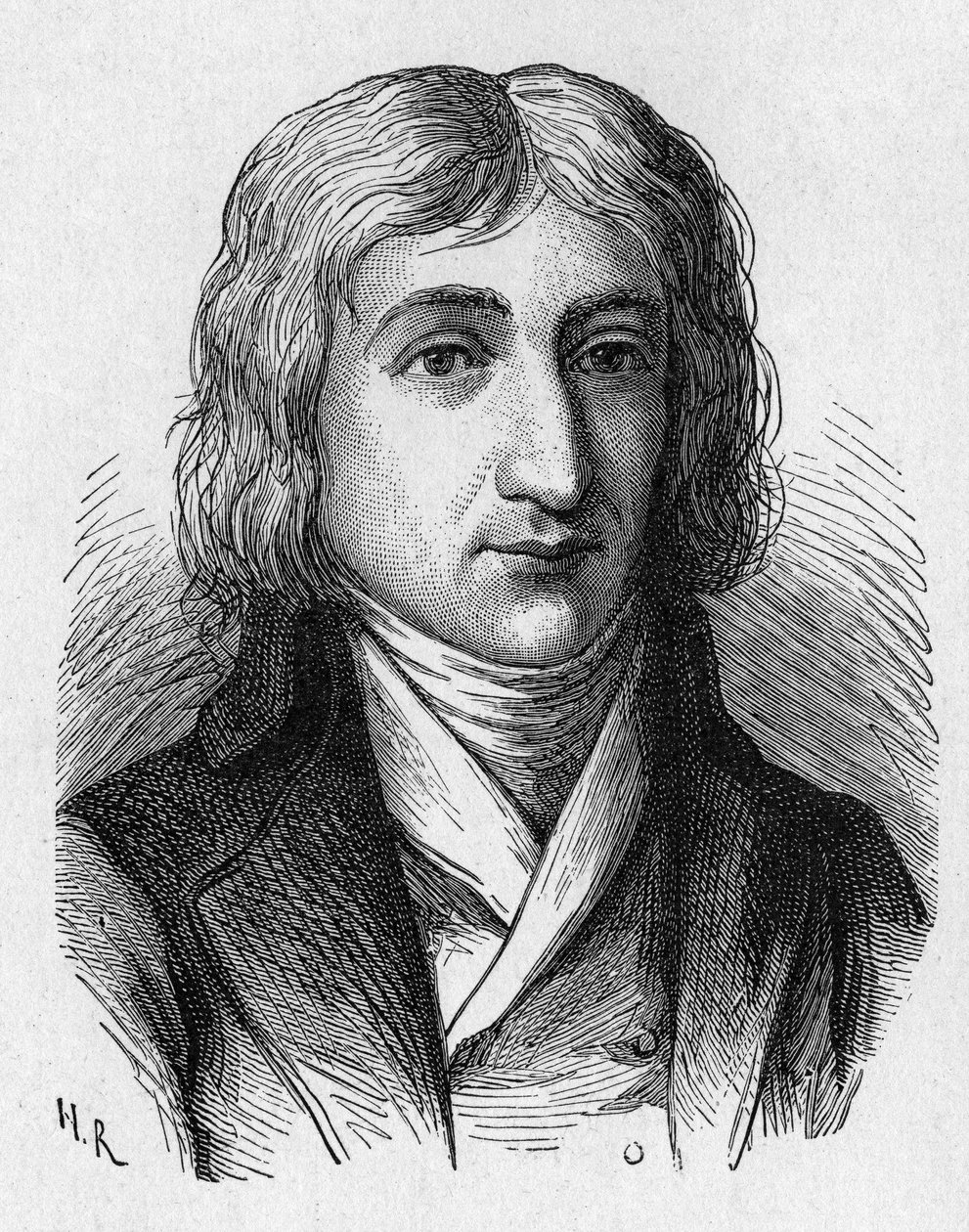 Portret van Jacques Garnerin, uitvinder van de parachute - in 