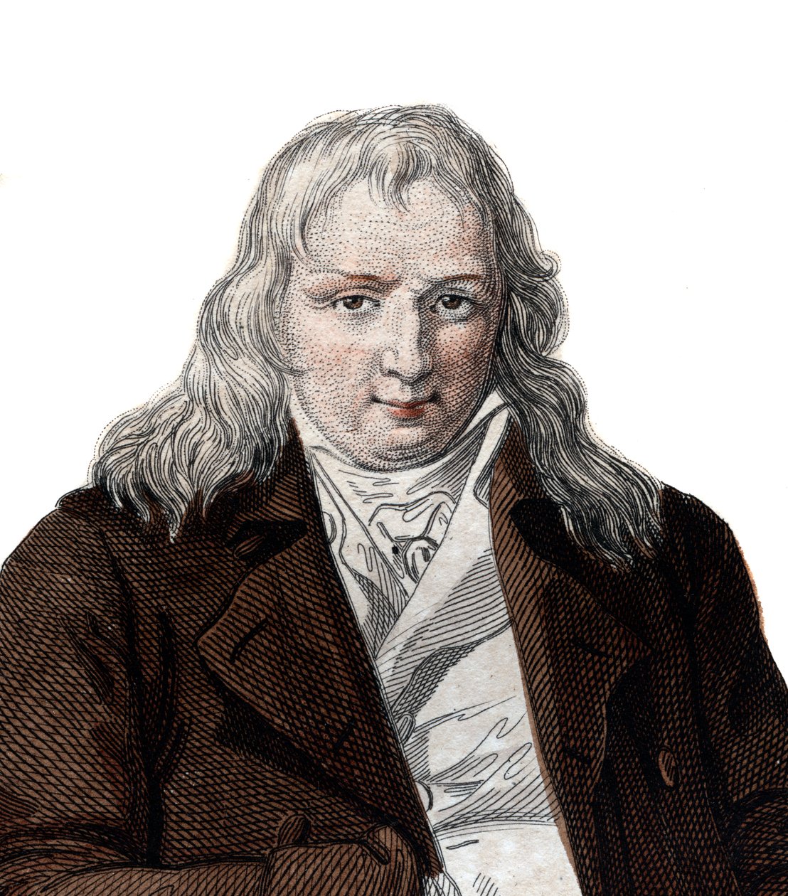 Portret van Jacques Henri Bernardin de Saint Pierre (1737-1814), Franse schrijver en botanicus. door French School