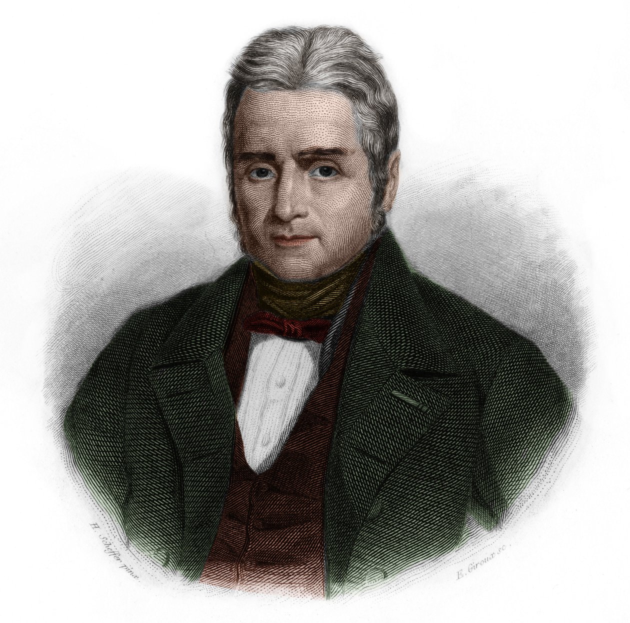 Portret van Jacques Lafitte (1767-1844), Franse politicus en bankier. in 