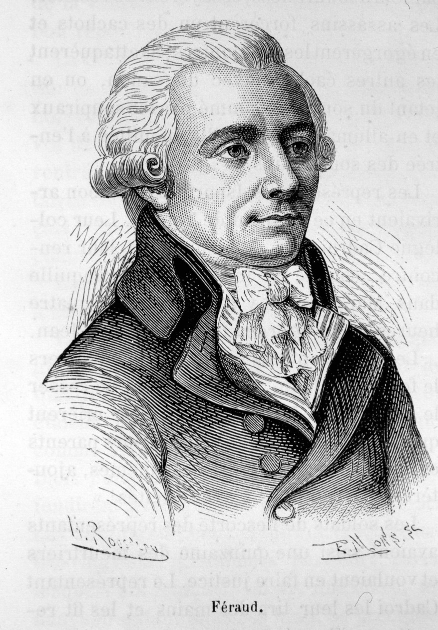 Portret van Jean Feraud (of Ferraud), Franse politicus (1764-1795) - in 