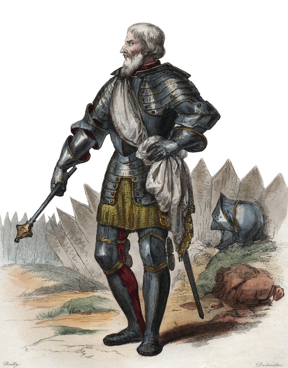 Portret van Jean II Le Maingre (Le Meingre) (1366-1421), genaamd Boucicaut, maarschalk van Frankrijk door French School