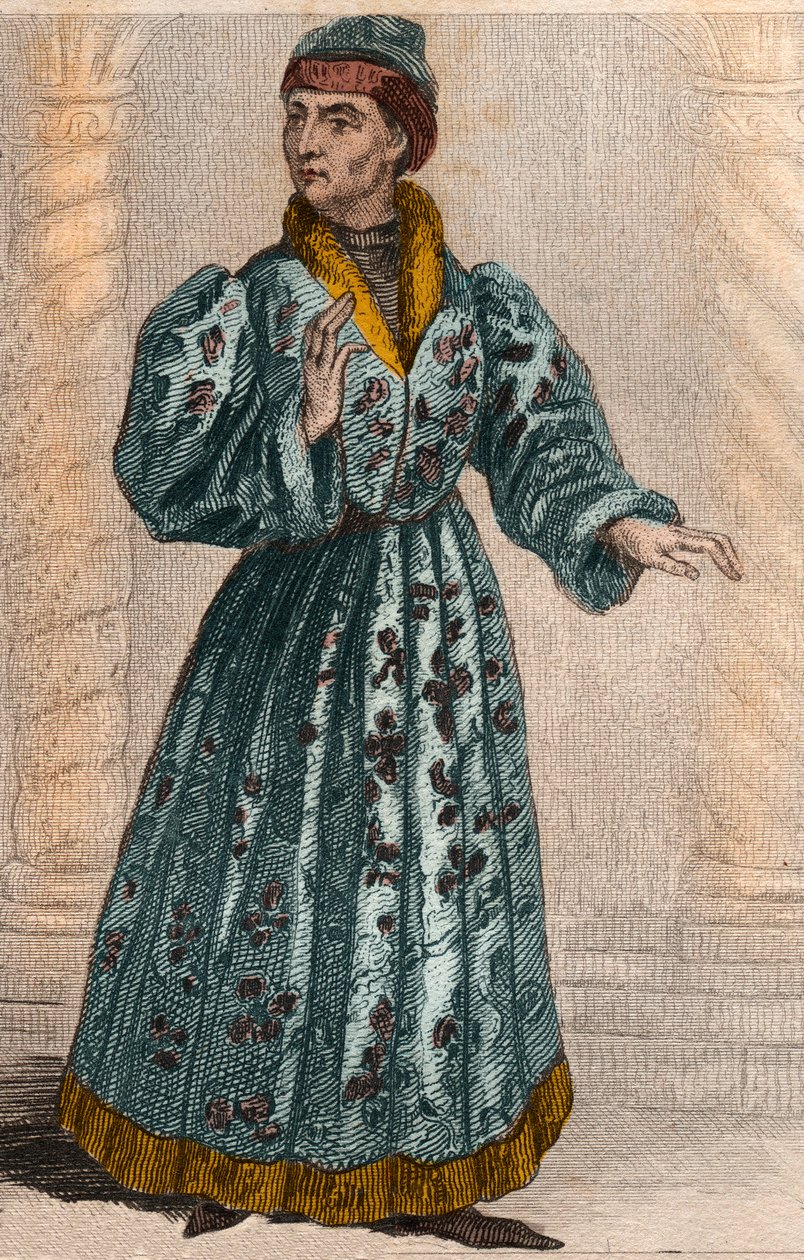 Portret van Jan zonder Vrees (1371-1419), Hertog van Bourgondië. door French School