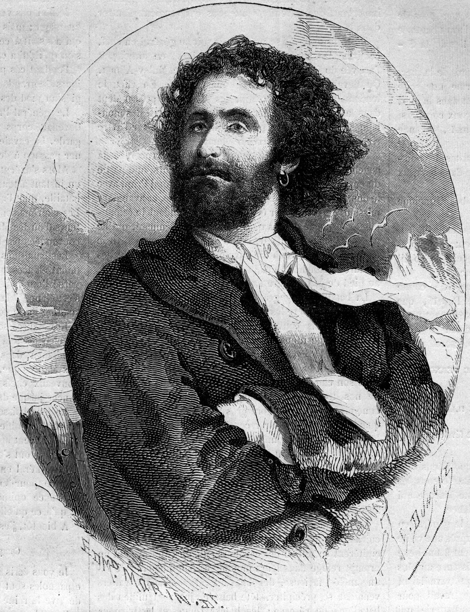 Portret van Lafontaine (Henry Lafontaine) door French School