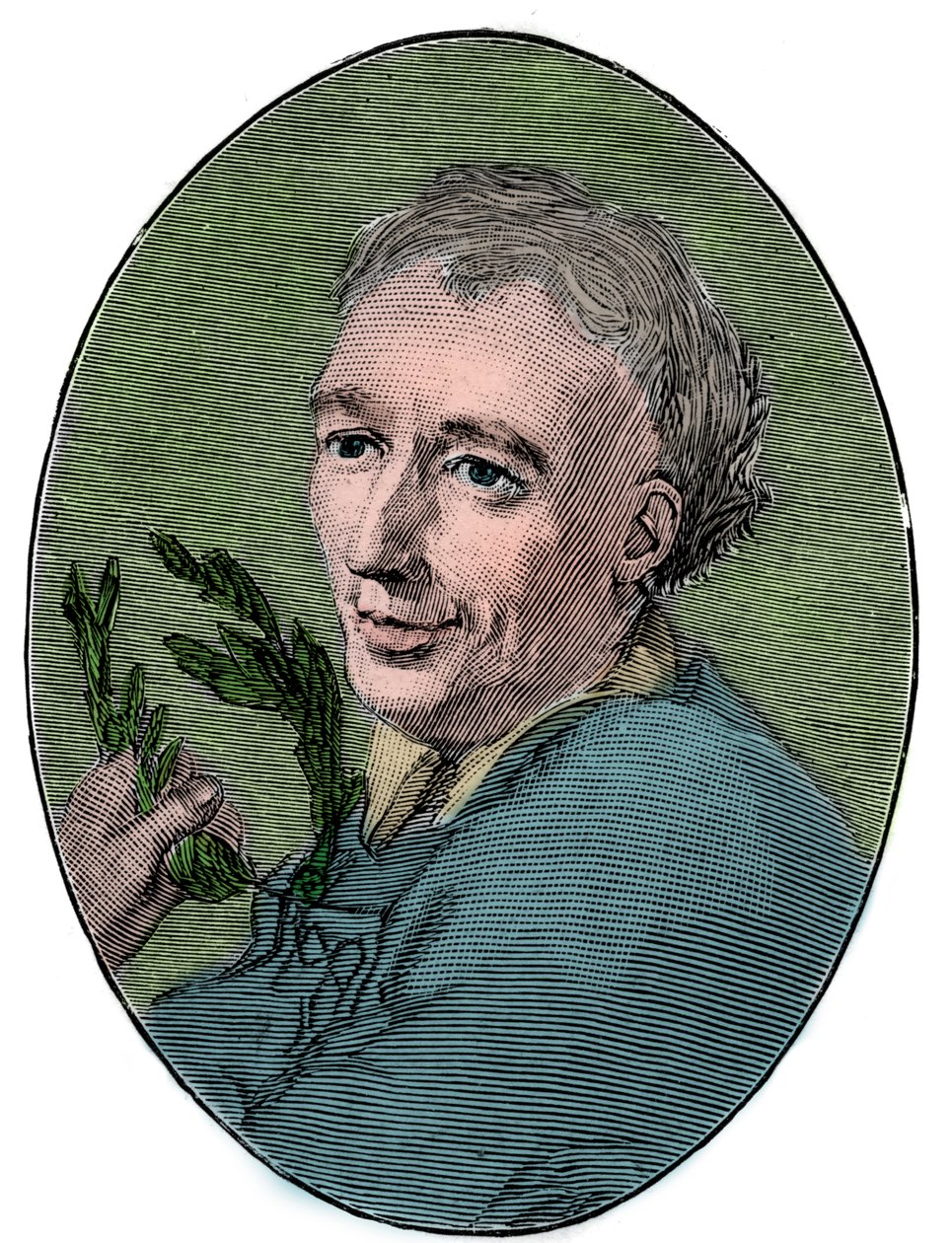 Portret van Laurence Eusden, Engelse dichter. door French School