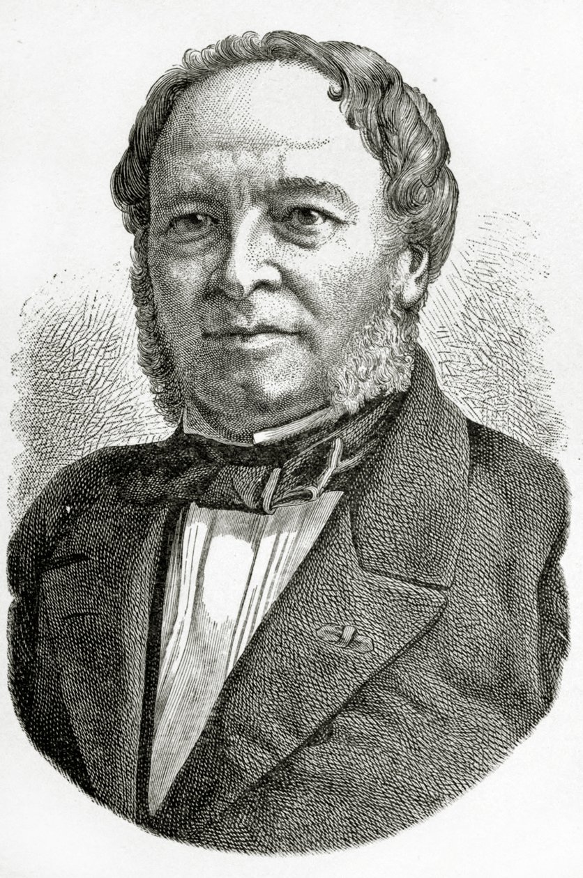 Portret van Louie Hachette, 1893 door French School