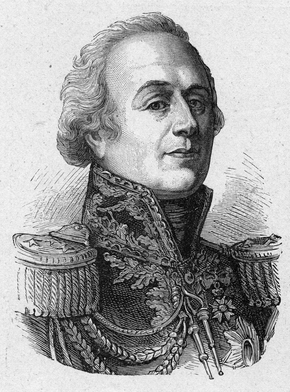 Portret van Louis-Marie de Narbonne Lara, Franse graaf en generaal (1755-1813) door French School