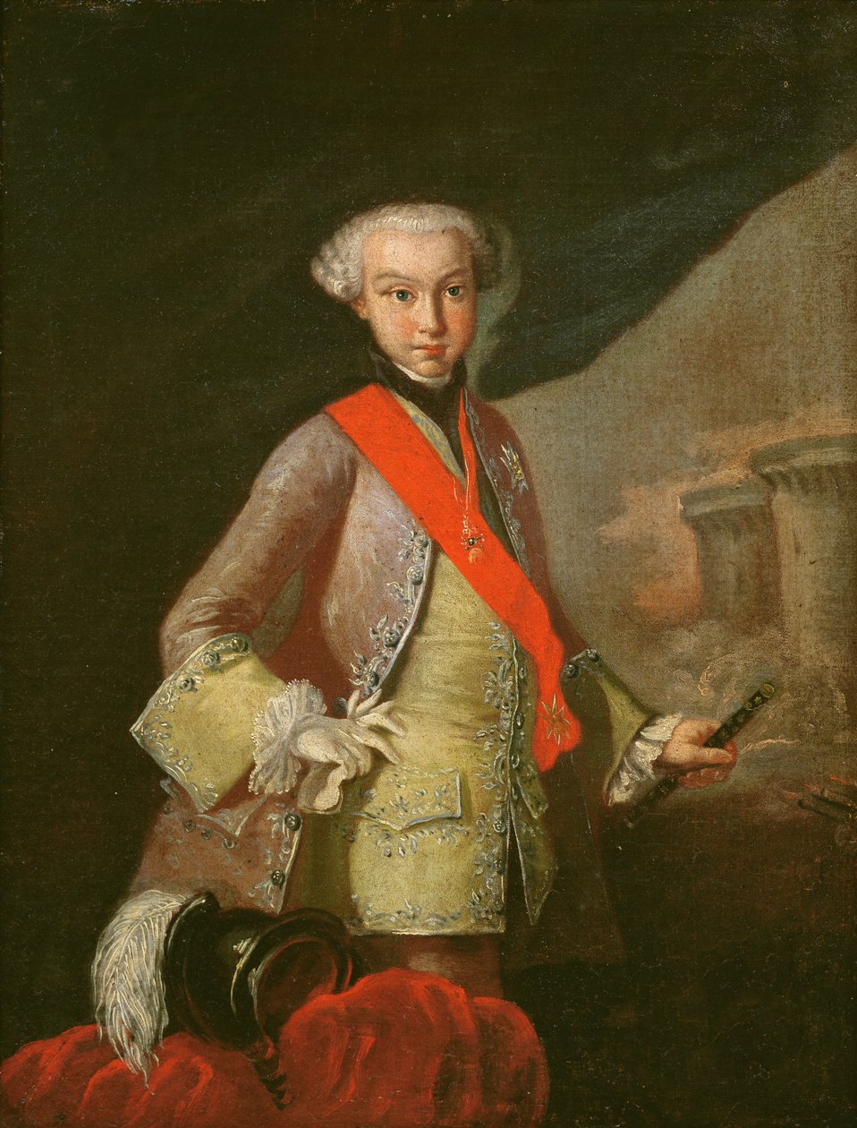 Portret van Louis Antoine Henri de Bourbon Conde, hertog van Enghien door French School