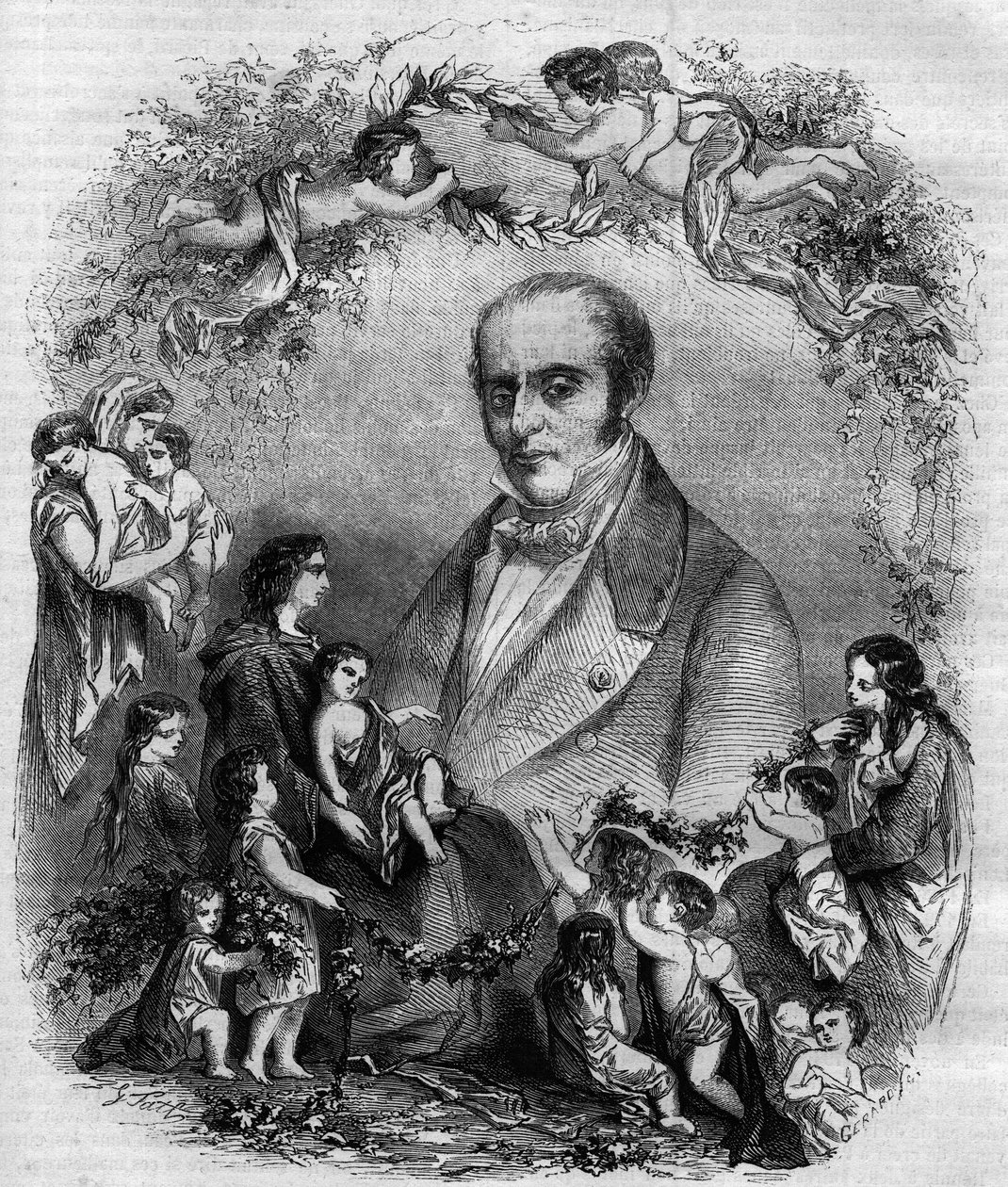 Portret van Louis Benoit Guersant (1777-1848), Franse arts door French School