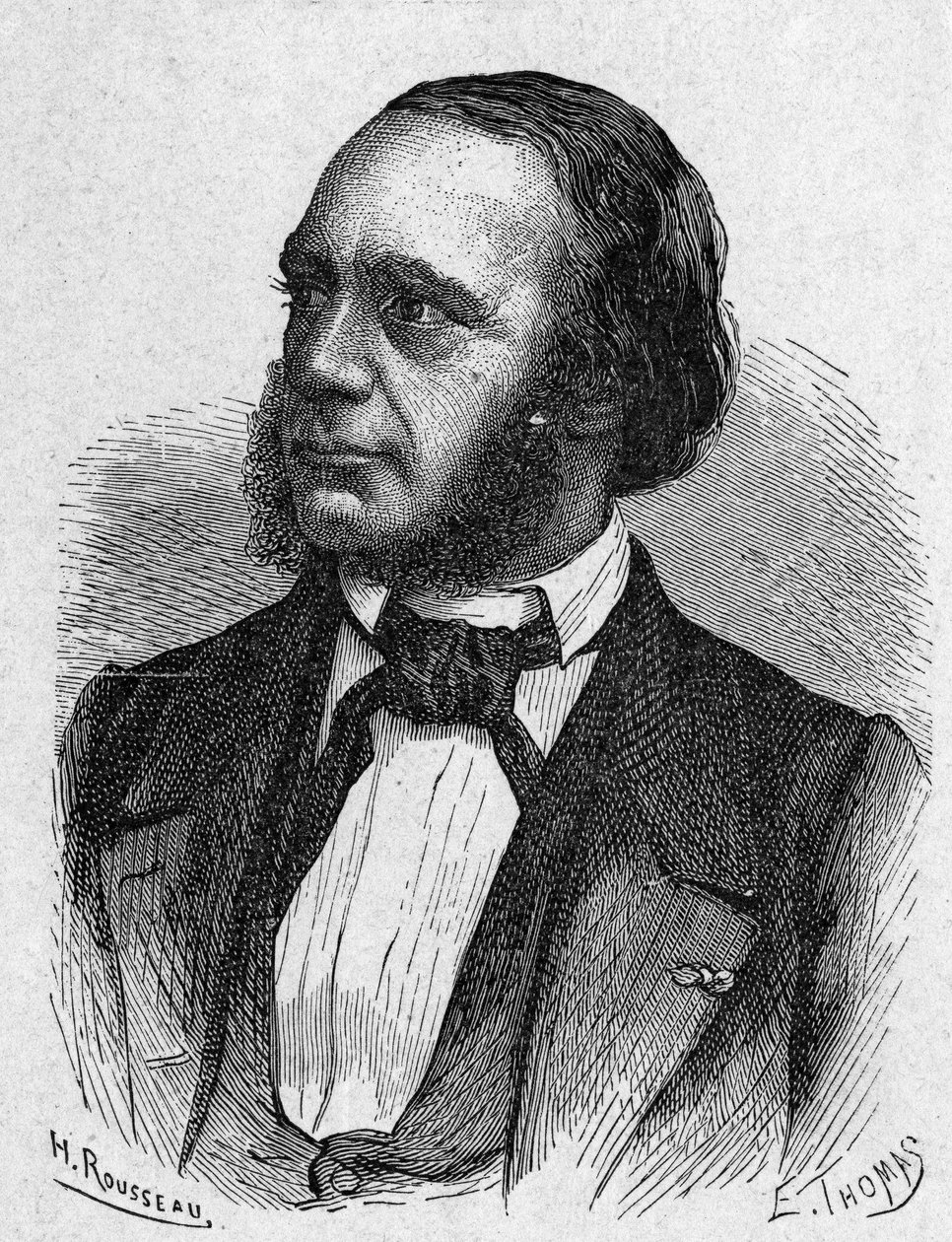 Portret van Louis Breguet (1804 - 1883), horlogemaker en uitvinder van telegrafieapparatuur - in 