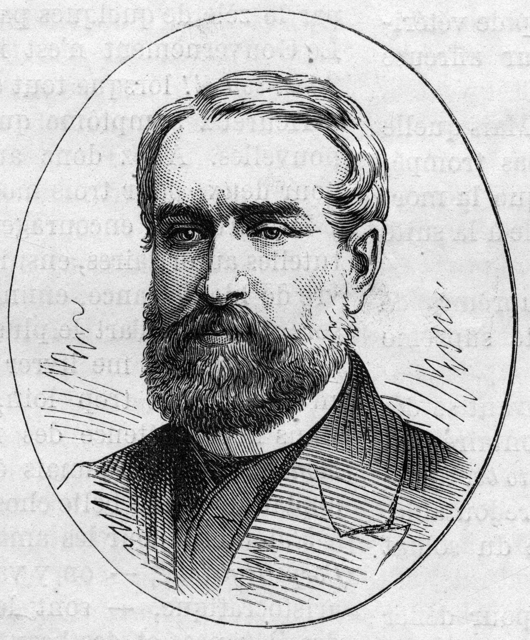 Portret van Louis Cabat (1812-1893), Franse schilder. Gravure in Le Monde Illustré nr. 890 van 2 mei 1874. door French School