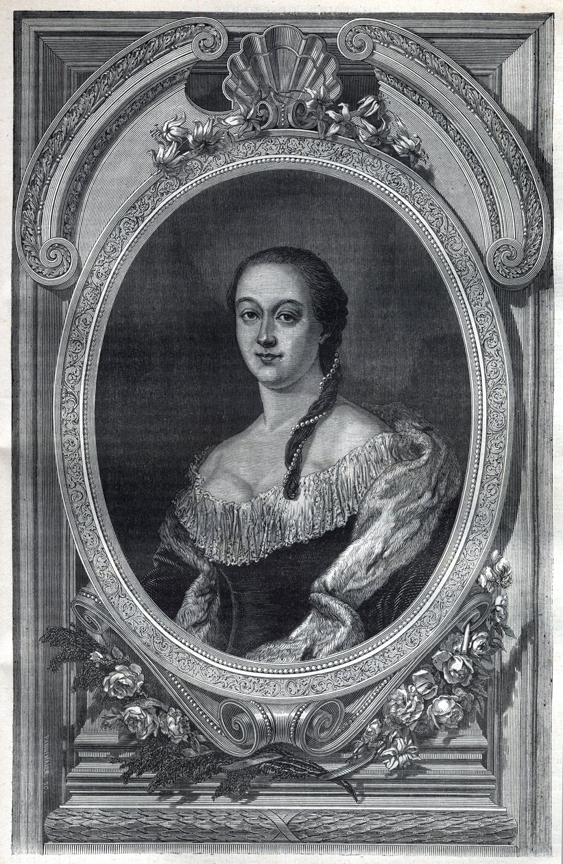 Portret van Lucrezia Borgia door French School