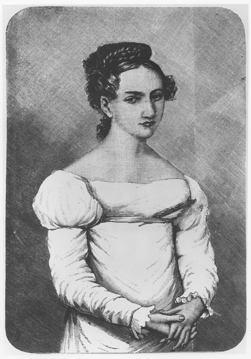 Portret van Maria Wereszczaka door French School