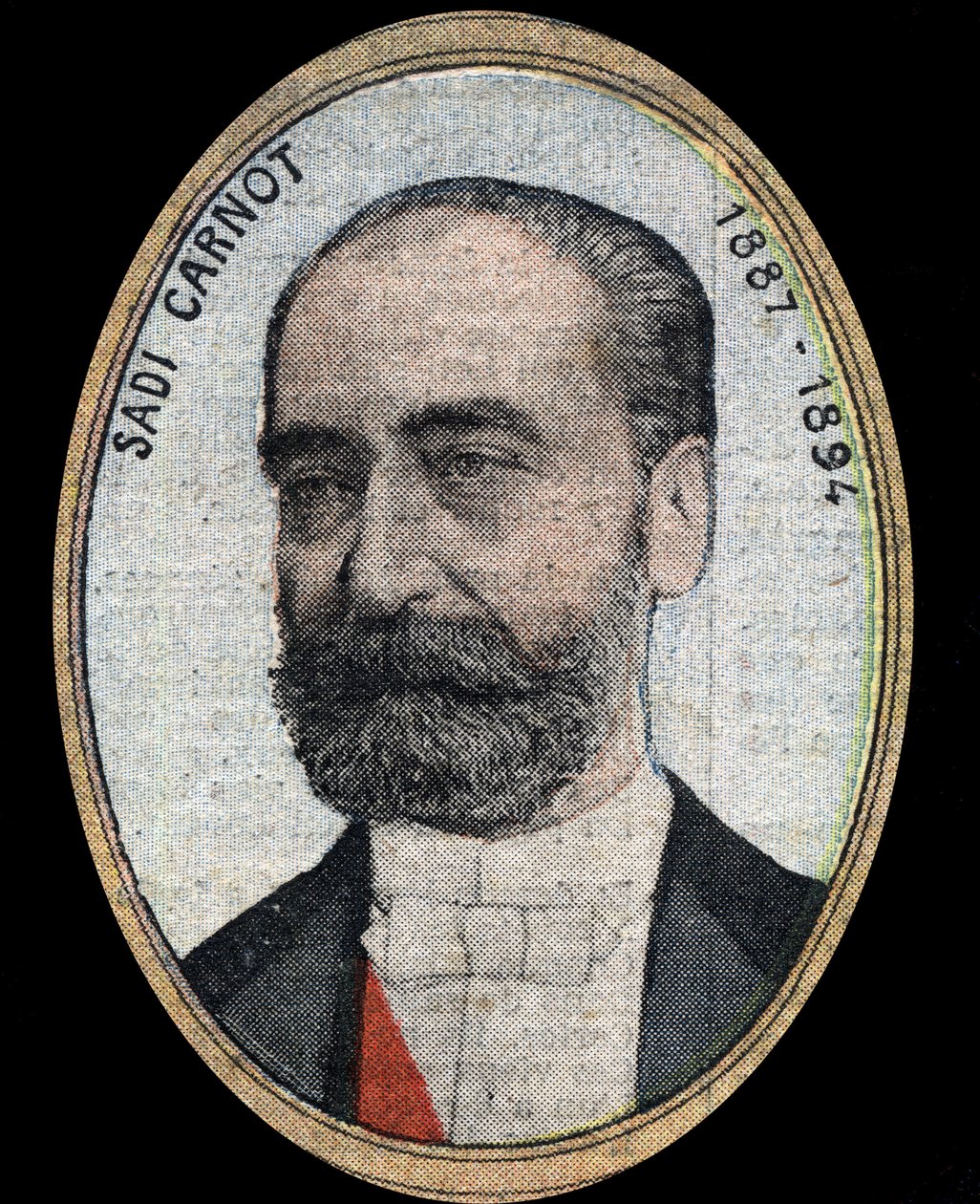 Portret van Marie Francois Sadi Carnot (1837-1894), President van de Franse Republiek. door French School