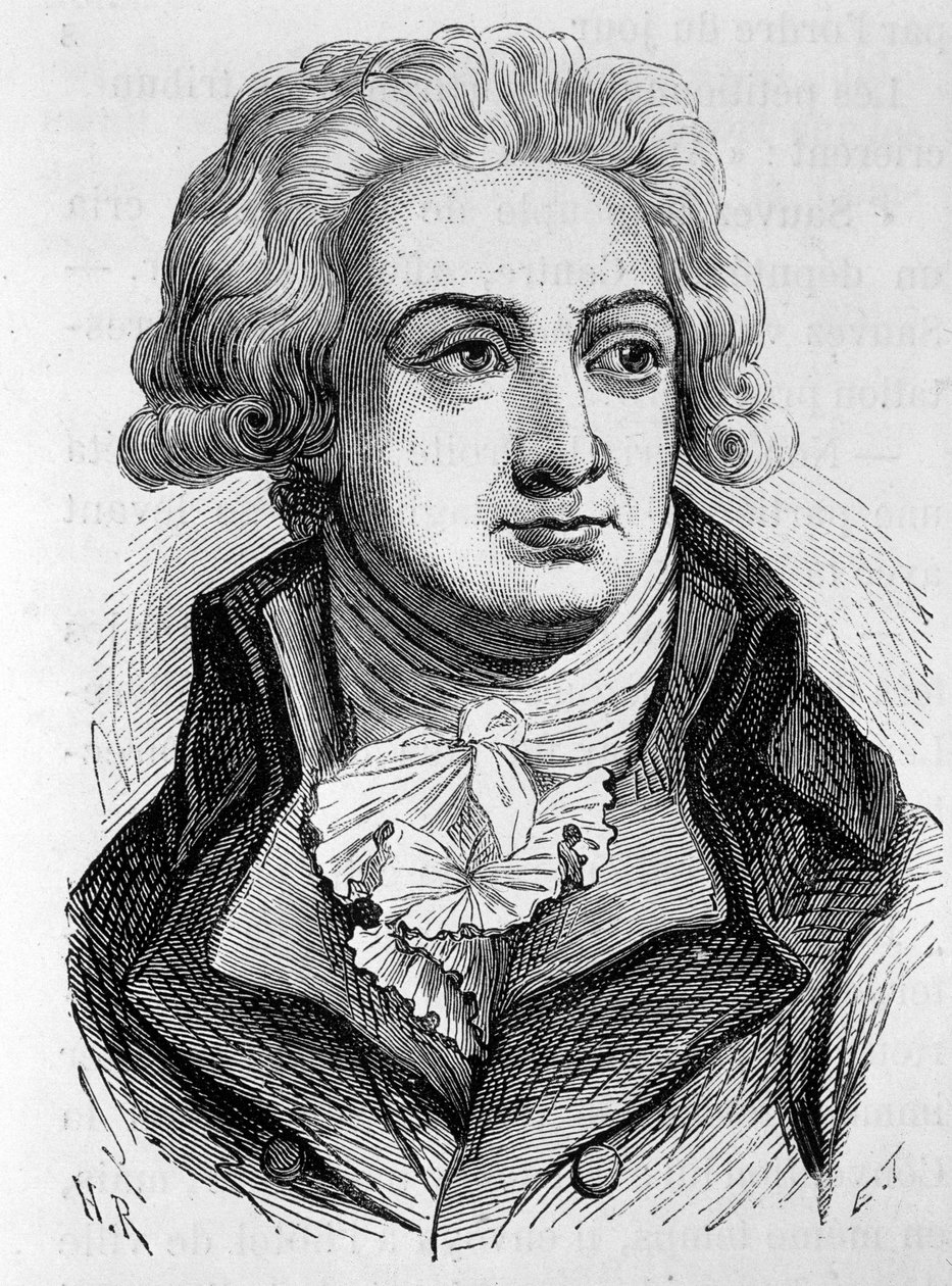 Portret van Marie Jean Herault de Sechelles (1759-1794), Franse politicus - in 