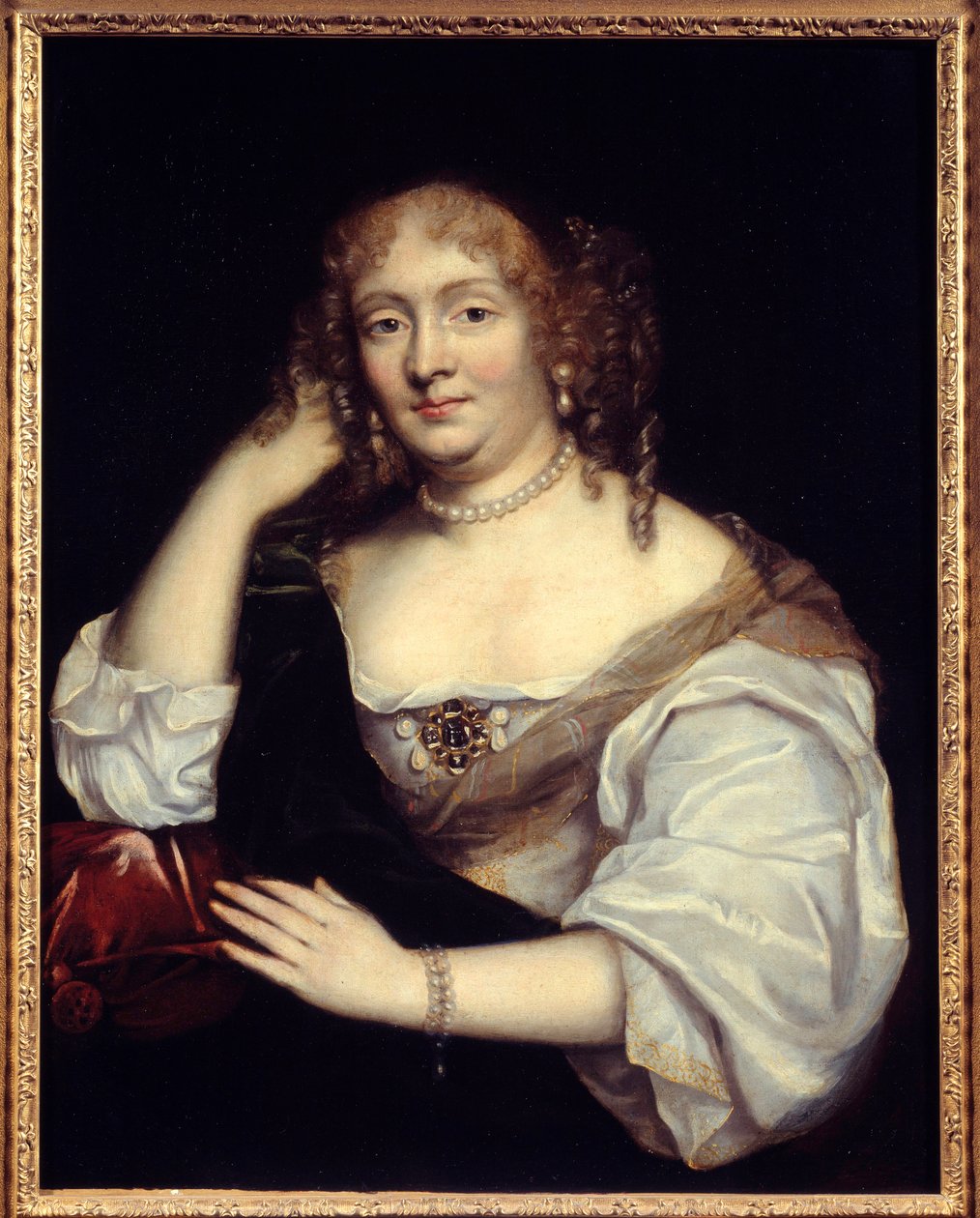 Portret van Marie de Rabutin-Chantal, markiezin van Sevigne door French School