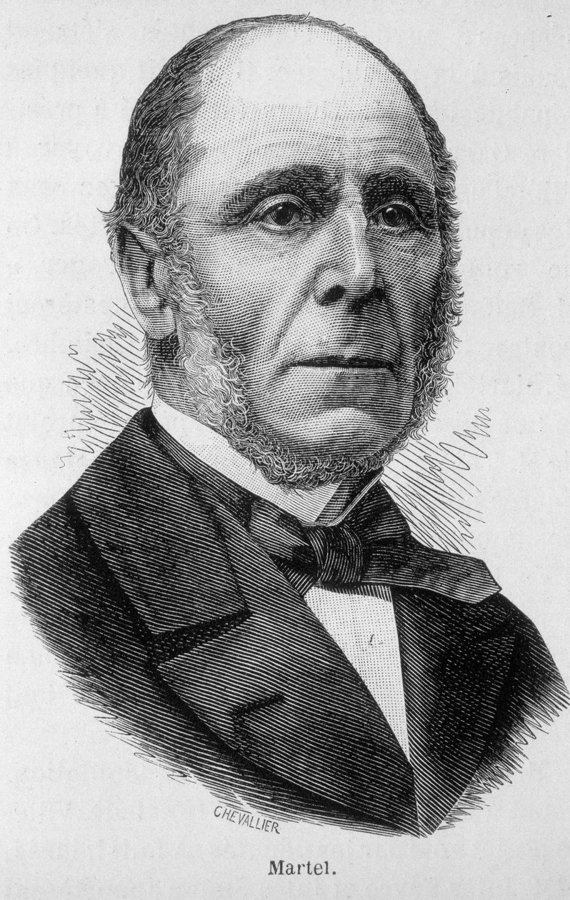 Portret van Martel (politicus - sous Thiers) - in 