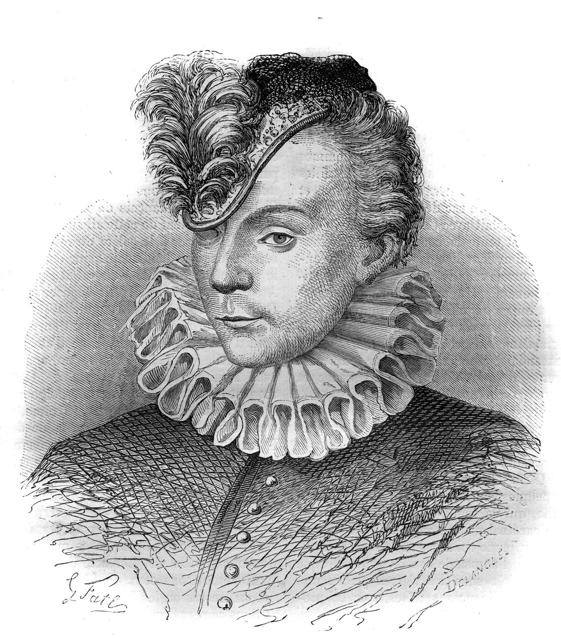 Portret van Martin Ruze de Beaulieu (Russische Martin) door French School