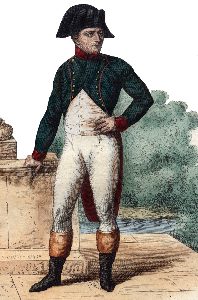 Portret van Napoleon Bonaparte (1768-1821) als Eerste Consul door French School