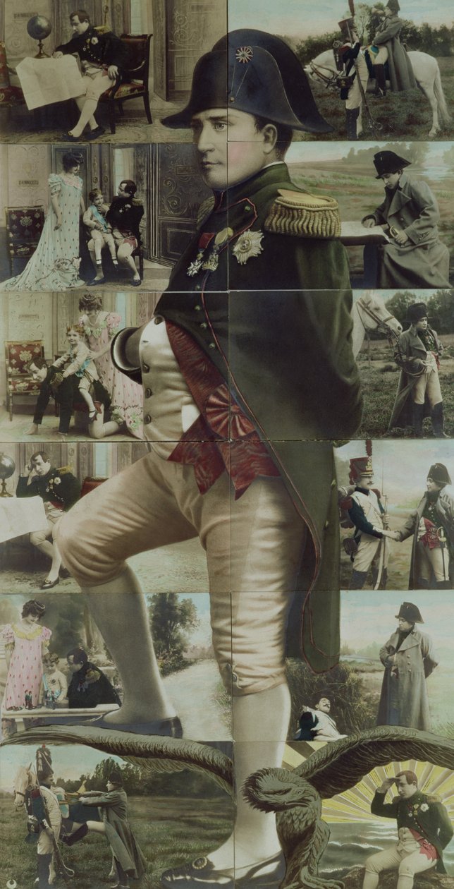 Portret van Napoleon Bonaparte en scènes uit zijn leven, 19e-20e eeuw door French School