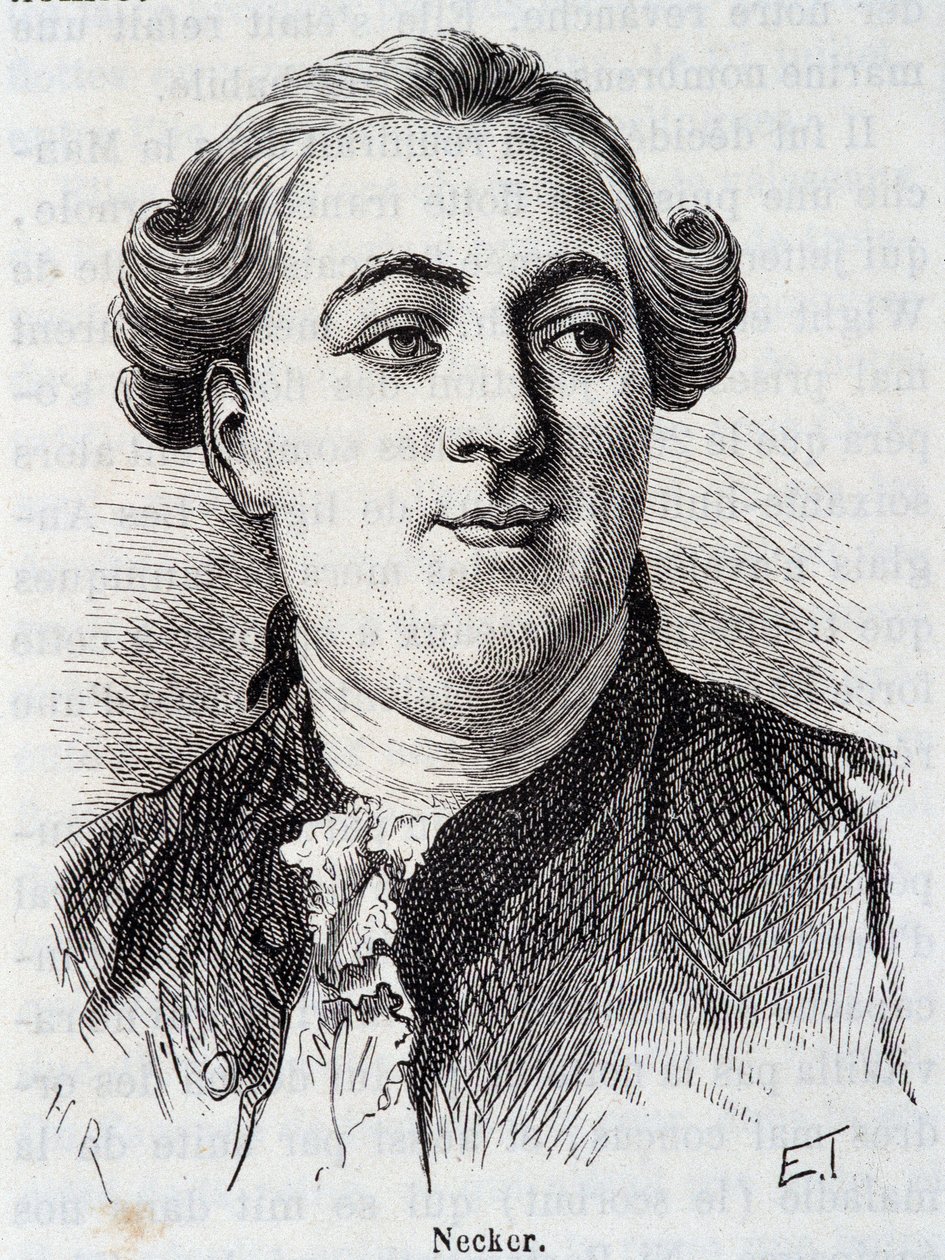 Portret van Necker - in 