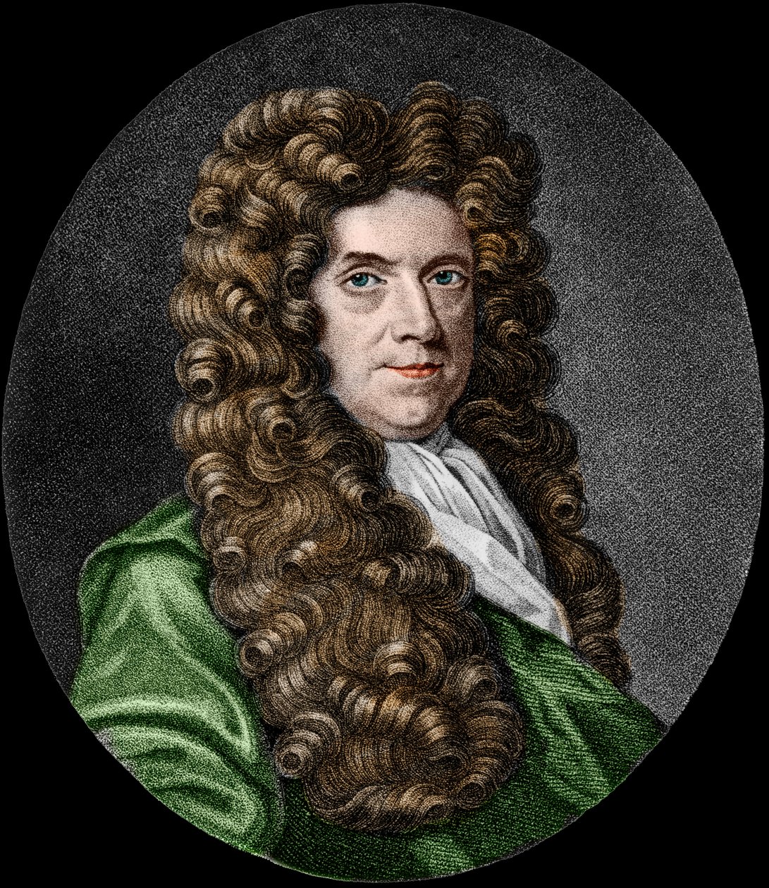 Portret van Nehemiah Grew (1641-1721), Engelse botanicus door French School
